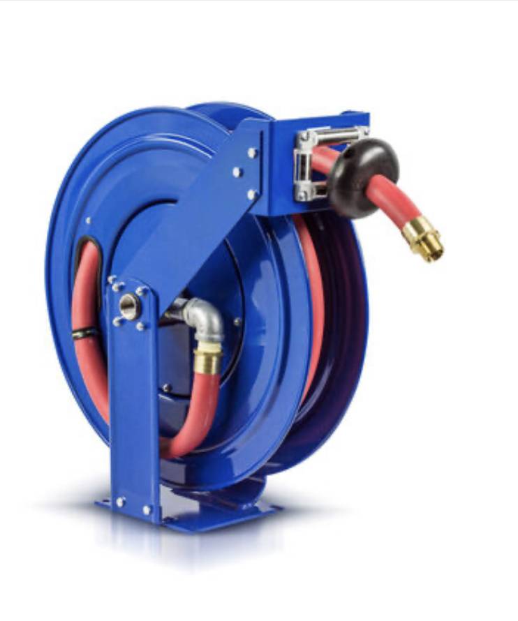 Coxreels 1 in x 35 ft Supreme Duty Spring Driven Fuel Hose Reel 300PSI