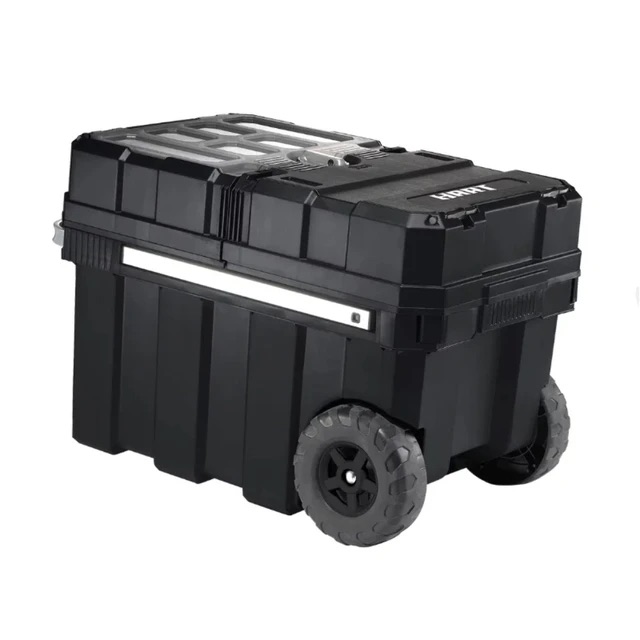 HART 24in Rolling Tool Box Portable Black